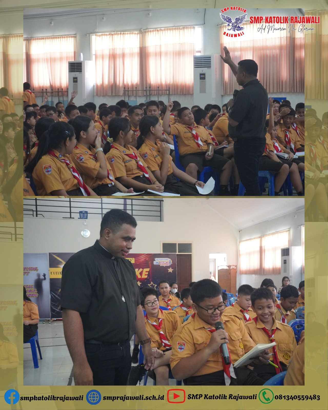 Rekoleksi Kelas VII dan VIII SMP Rajawali: “Unfollow Dosa, Follow Kasih-Nya”